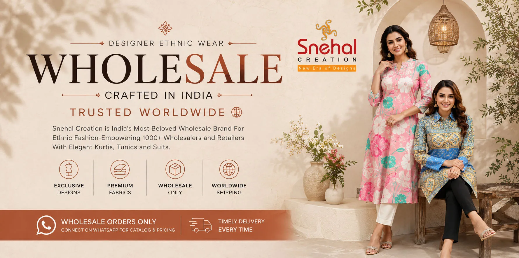 Wholesale Kurti Manufacturer Snehal Creation
